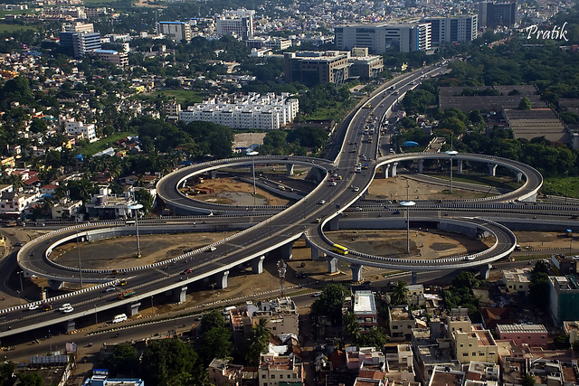 H - Aerial view of Kathipara Junction